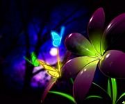 pic for 3d Glowing Floral 